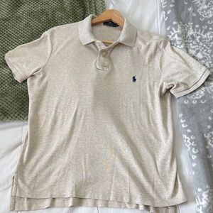 Polo by Ralph Lauren Men's Light Tan Polo Shirt